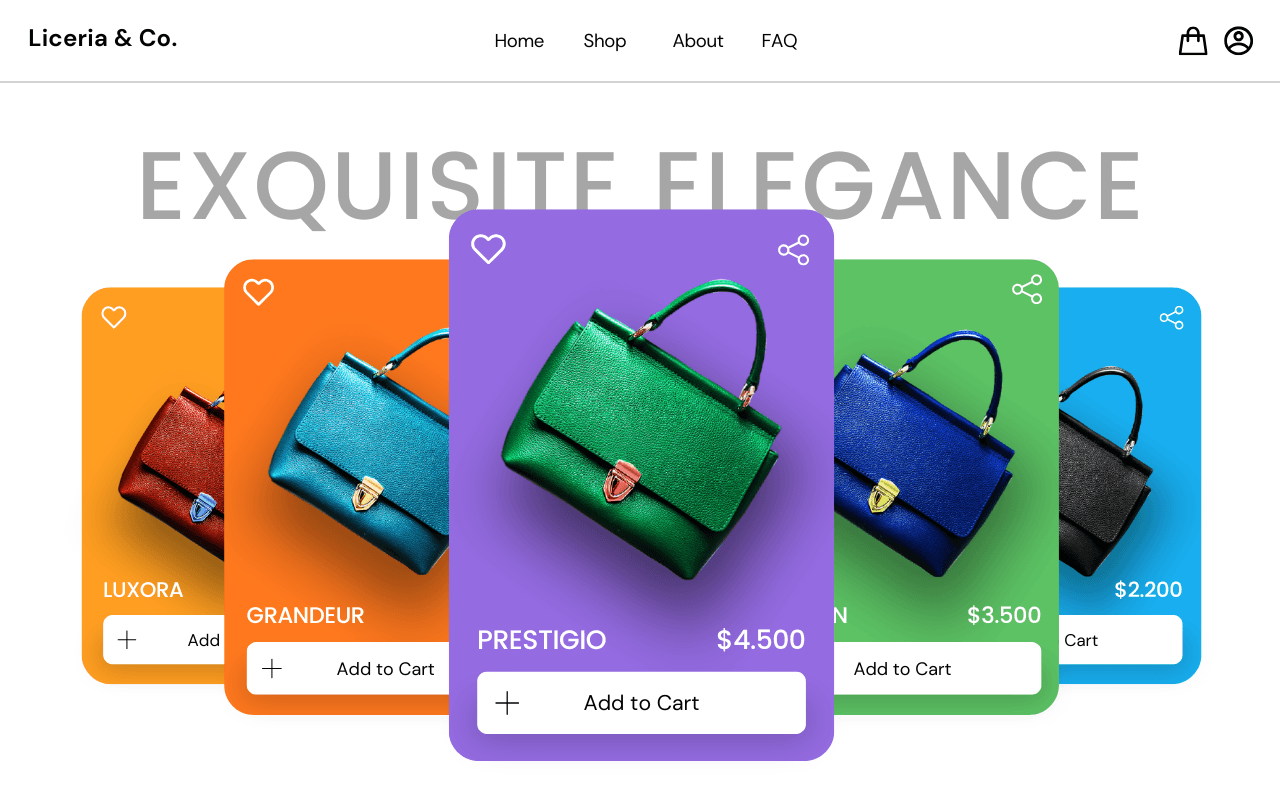 Website prototype